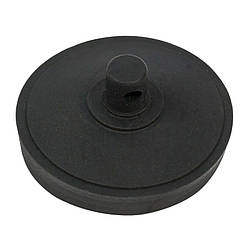 Пробка для сифона у ванну 41 х 42 мм чорна упаковка 10 штук