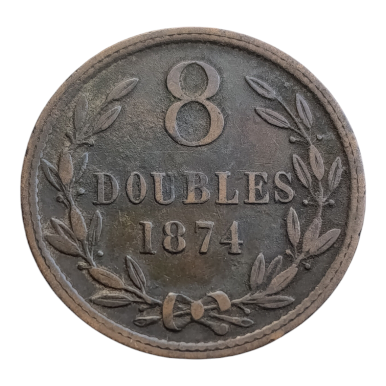 Гернсі 8 дублів, 1874