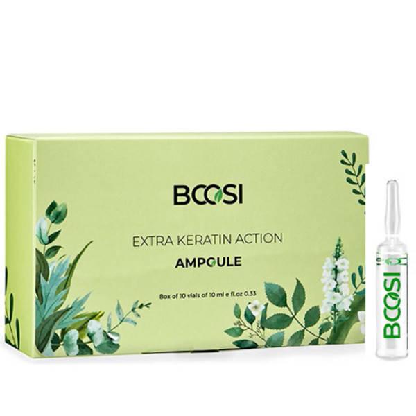 Ампули відновлення пошкодженого волосся Kleral System Bcosi Extra Keratin Action 10*10 мл