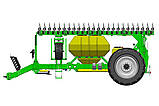 Агрегат інжекторного внесення рідких добрив причіпний Вулкан-12П-233/7000, бак 7000 л, ширина 12 м, фото 6