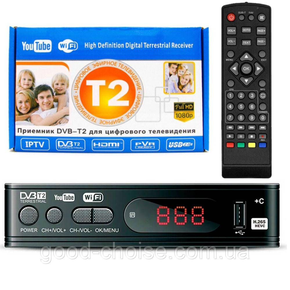 Цифровий тюнер з Wi-fi пульт, DVB-T2 0967 / Приставка для телевізора / Ресивер цифровий / Тюнер Т2, фото 1