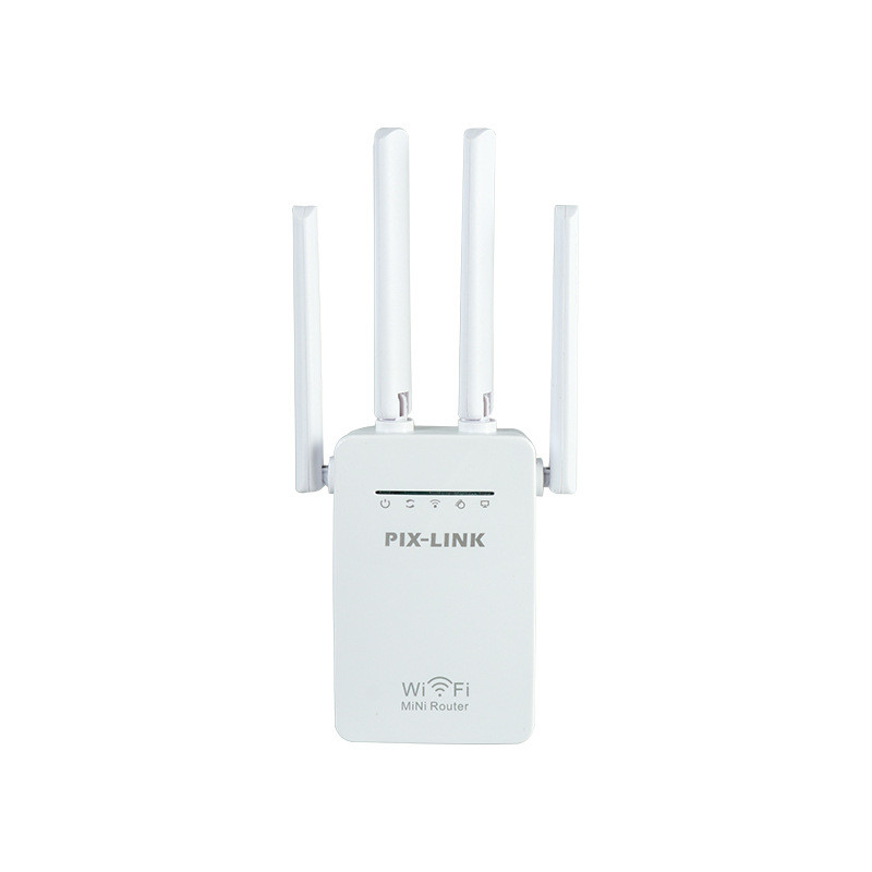 Підсилювач сигналу Wi-Fi 300 Mbps, 4 антени, 9Q Репітер, розширювач зони покриття, 2.4 GHz