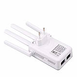 Підсилювач сигналу Wi-Fi 300 Mbps, 4 антени, 9Q Репітер, розширювач зони покриття, 2.4 GHz, фото 8