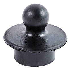 Пробка для сифона у ванну старого зразка 37 х 38 мм чорна упаковка 10 штук