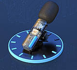 Бездротовий петличний мікрофон K9 Wireless Lavalier Microphone перехідниками з адаптером Lightning TypeC, фото 2