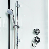 Гідромасажний бокс 90x90x215 см Insana Talija NEW низький напівкруглий піддон розсувні двері, фото 8