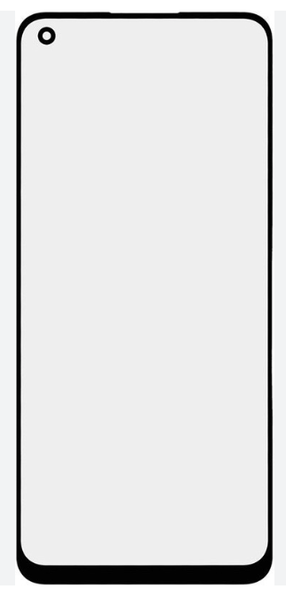 Скло корпусу для Realme 11 4G, чорне, з OCA-плівкою, оригінал PRC G+OCA PRo