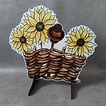 Тиня з соняшниками. Підлогова декорація