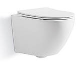 Унітаз підвісний Mixxus ELLIPSE-0306-T3 520x360x365mm, система змиву TORNADO 3.0 (MI6704), фото 6
