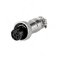 Роз'єм GX12 (MIC 326 mini) F, 6pin