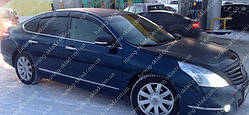 Вітровики вікон Ніссан Теана 2 J32 (дефлектори бічних вікон Nissan Teana 2 J32)