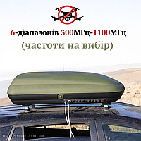 РЕБ система "КАСПЕР С2 повний FPV"  (300-1100 МГц) – потужний автомобільний глушник дронів (6 діапазонів)