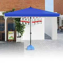 Торгова квадратна парасолька 3*3 м з клапаном антивітер і напиленням, 3 кольори, фото 3