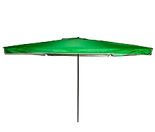 Торгова квадратна парасолька 2*2 м з клапаном і напиленням, 3 кольори, фото 2