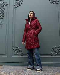 Куртка весняна з капюшоном біопух