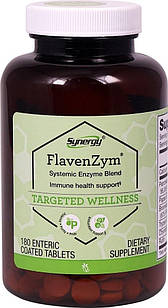Vitacost Flavenzym Systemic Enzyme Blend Системні ферменти, бромелайн, папаїн, панкреатин, 800 таблеток на 266 днів. До 09/2027