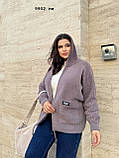 Жіночий кардиган з альпаки 9902 си, фото 2