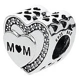 Срібний шарм Pandora 792070CZ, фото 2