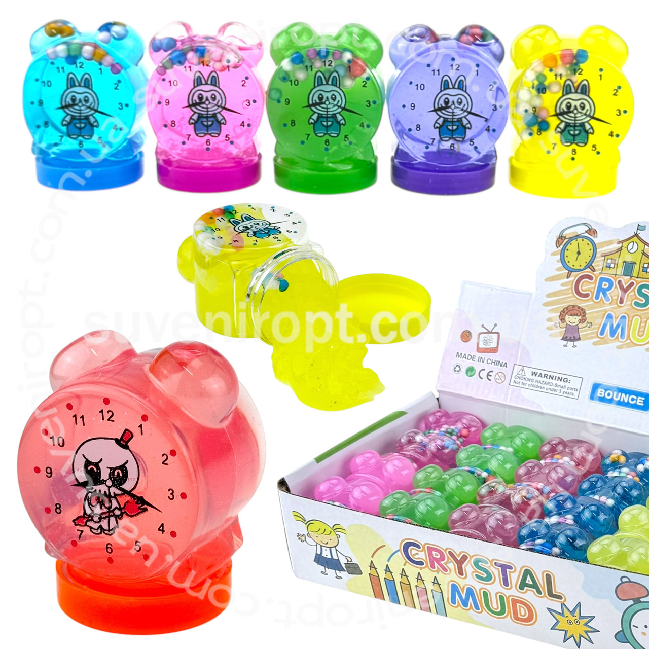 Слайм для рук Годинника упаковка 24 шт., фото 1