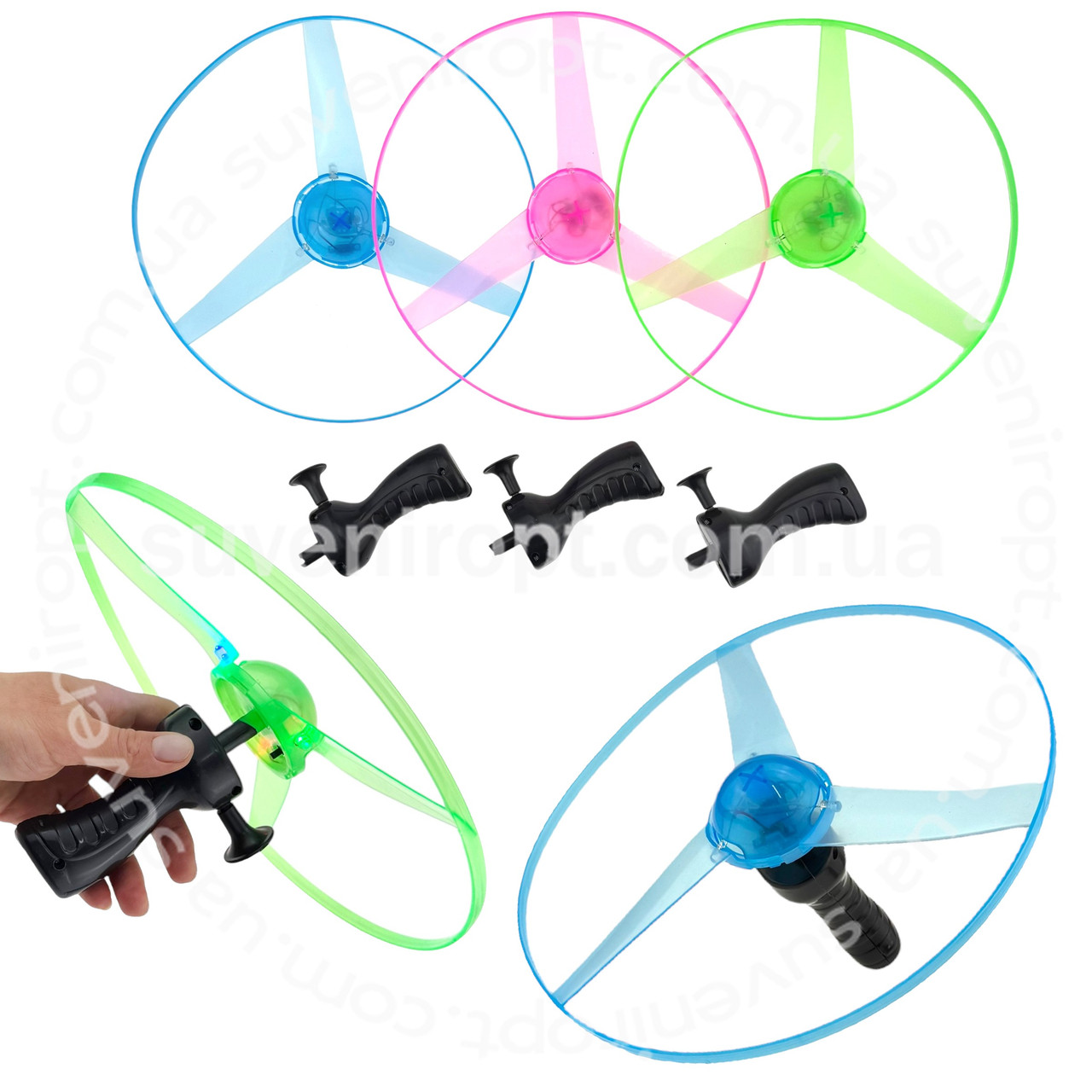 Світна літальна тарілка пістолет, фото 1