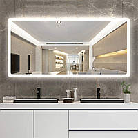 Дзеркало прямокутне Turister Bogema з передньою LED-підсвіткою 1100х900 мм