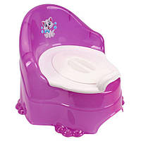 Горщик із кришкою Трон фіолетовий ТехноК (9468)