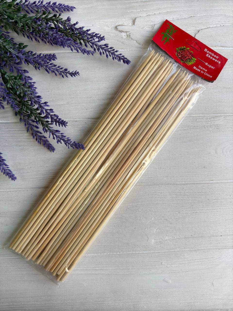 Бамбукові шпажки ( палички ) 30 см , 45 шт