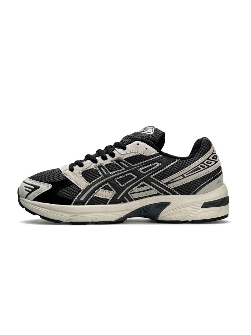 Чоловічі кросівки замшеві текстиль ASICS Gel-1130 Grey Black, кеди чоловічі Асикс замша сірі 41