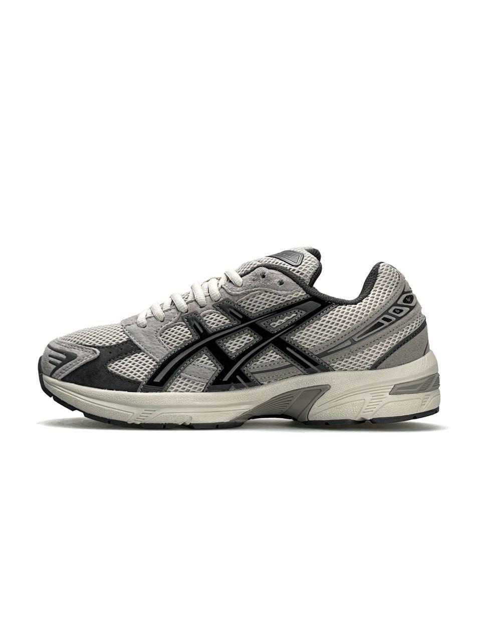 Чоловічі кросівки замшеві текстиль ASICS Gel-1130 Light Grey, кеди чоловічі Асікс замша сірі 41