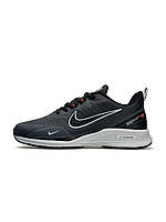 Чоловічі текстильні кросівки Nike Zoom Winflo All Black, чоловічі текстильні кеди Найк сірі 41