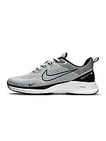 Чоловічі текстильні кросівки Nike Zoom Winflo Light Grey, чоловічі текстильні кеди Найк сірі 41