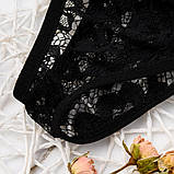 Комплект сексуальної спідньої білизни чорний L We Love, фото 9