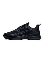 Чоловічі текстильні кросівки Nike Zoom Winflo All Black, чоловічі текстильні кеди Найк чорні 41