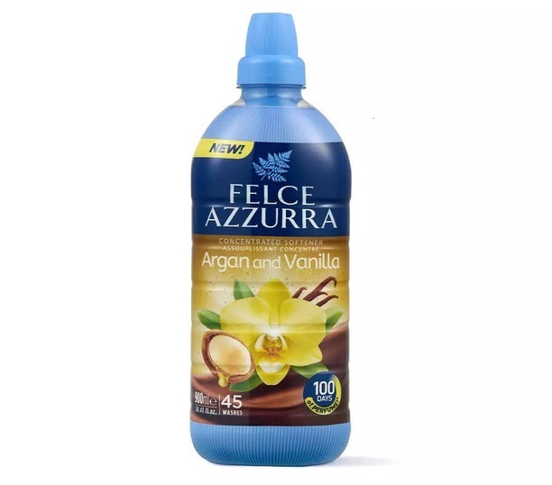 Концентрований пом'якшувач для тканин Felce Azzurra Argan & Vanilla 900 мл
