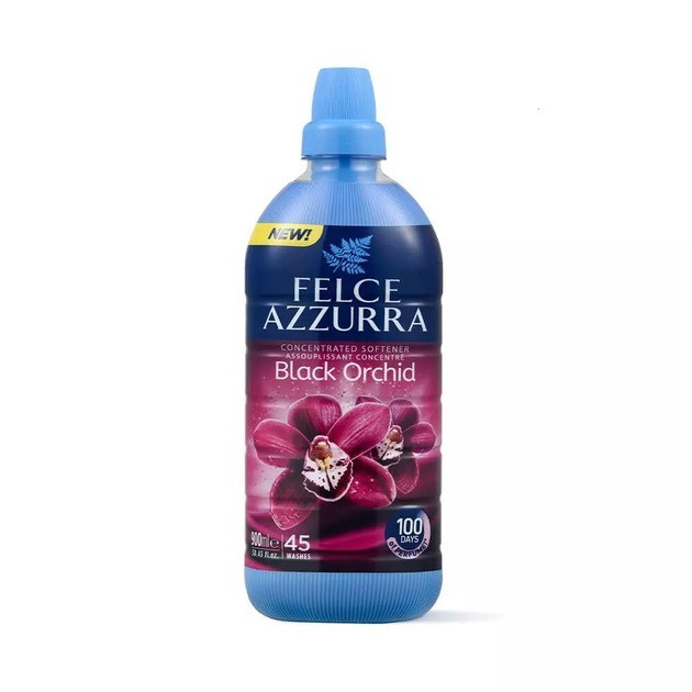Концентрований пом'якшувач для тканин Felce Azzurra Black Orchid 900 мл