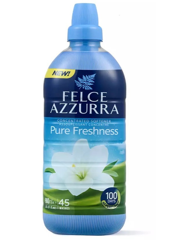 Концентрований пом'якшувач для тканин Felce Azzurra Pure Freshness 900 мл