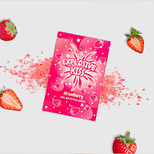 Стріляючі цукерки для орального сексу з полуничним смаком Secret Play Explosive Kiss Strawberry, 9 г
