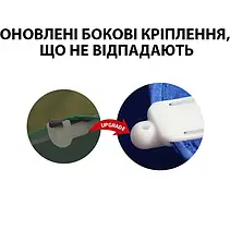 Посилена торгова парасолька 2.5 м, пляжна парасолька з подвійним клапаном "Антивітер", 8 спиць, двошаровий навіс, фото 4