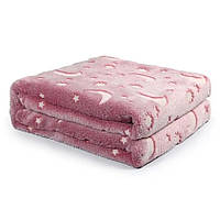 Плед дитячий світний у темряві RIAS 180х160 см Pink (3_01472)