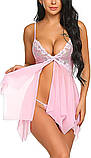 Пеньюар-розлітайка We Love L Рожевий (pink_l_DLSC432), фото 2
