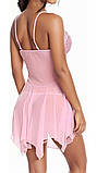 Пеньюар-розлітайка We Love L Рожевий (pink_l_DLSC432), фото 3