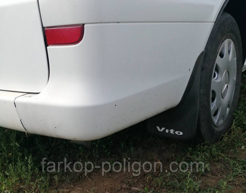 Бризковики Premium (Туреччина, мякі) 4 брызговика для Mercedes Vito W638 1996-2003 рр, фото 1