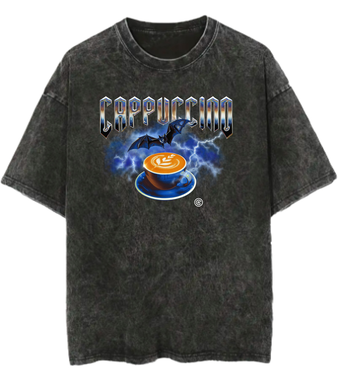 Футболка Rock Cappuccino OVERSIZE Retro 2001