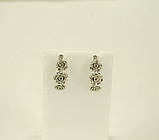 Сережки троянда Maxi Silver 8509, фото 2