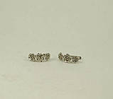Сережки троянда Maxi Silver 8509, фото 4