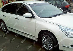 Вітровики вікон Ніссан Теана 3 L33 (дефлектори бічних вікон Nissan Teana 3 L33)