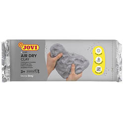 Самозастигаюча глина маса для ліплення Jovi 250г сіра