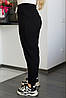 Жіночі зручні стильні спортивні однотонні штани з кишенями, батал великі розміри, фото 6