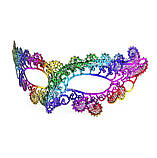 Маска на карнавал на зав`язках one size різнобарвний, фото 2