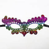 Маска на карнавал на зав`язках one size різнобарвний, фото 3
